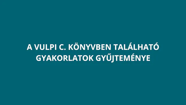 Bevezetés (Vulpi)