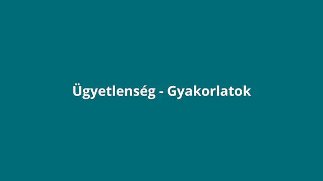Bevezetés (Ügyetlenség)