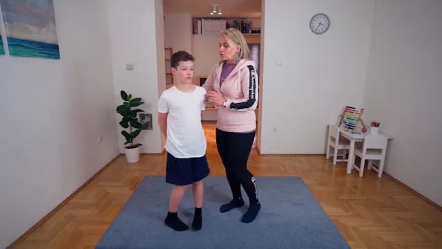 Post-rotation nystagmus test