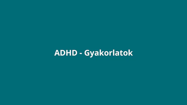 Bevezetés (ADHD)