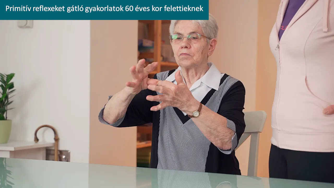 Primitív reflexeket gátló gyakorlatok 60+