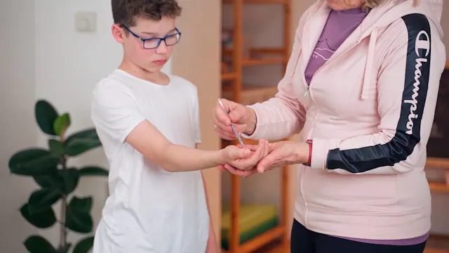 Grasping, Sucking and Rooting reflex tests