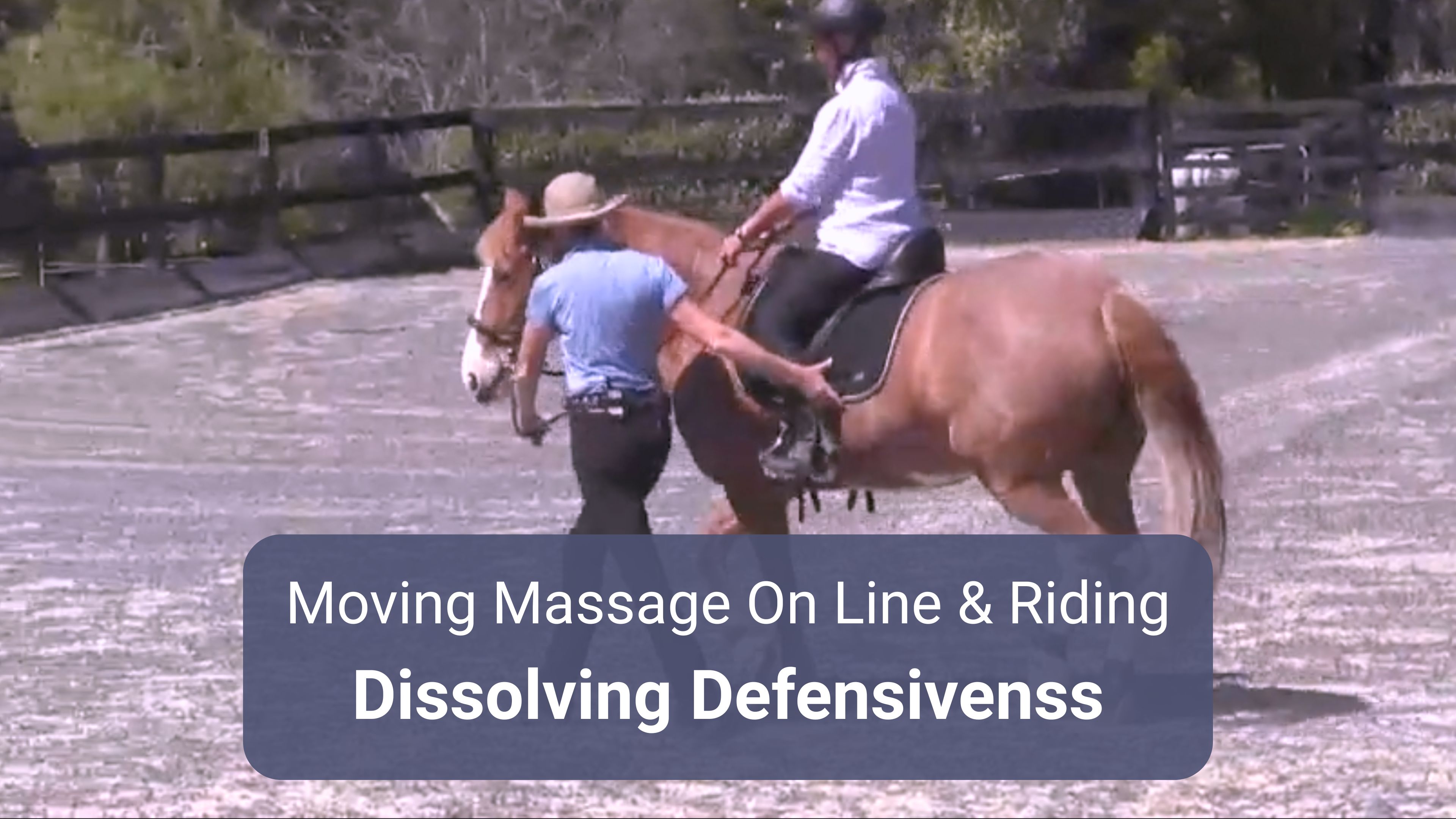 Moving Massage Dissolving Tension On Line & Riding