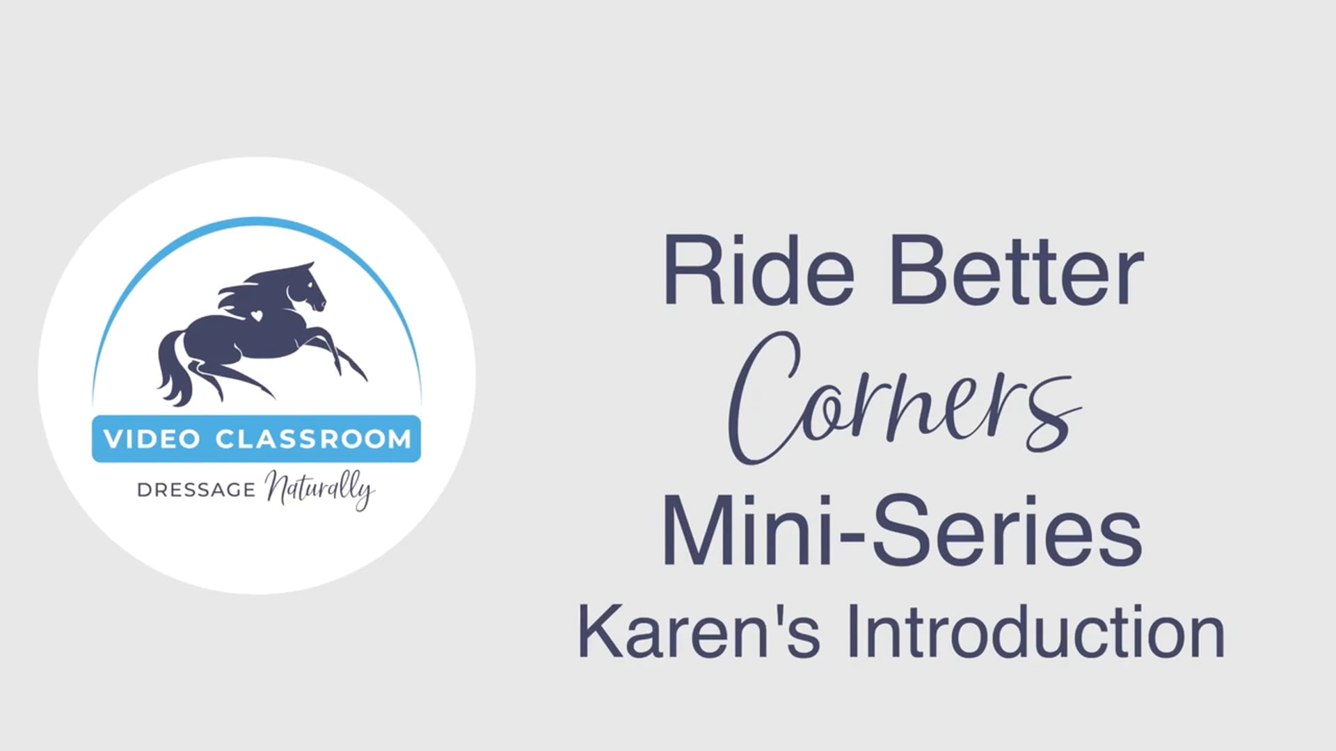 Riding Better Corners Mini Series Intro Jan 2024