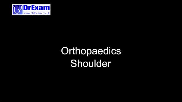 Orthopaedics - Shoulder