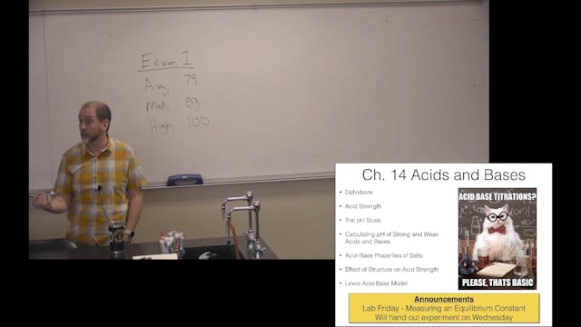 Ch. 14 Acids and Bases (Part 1)