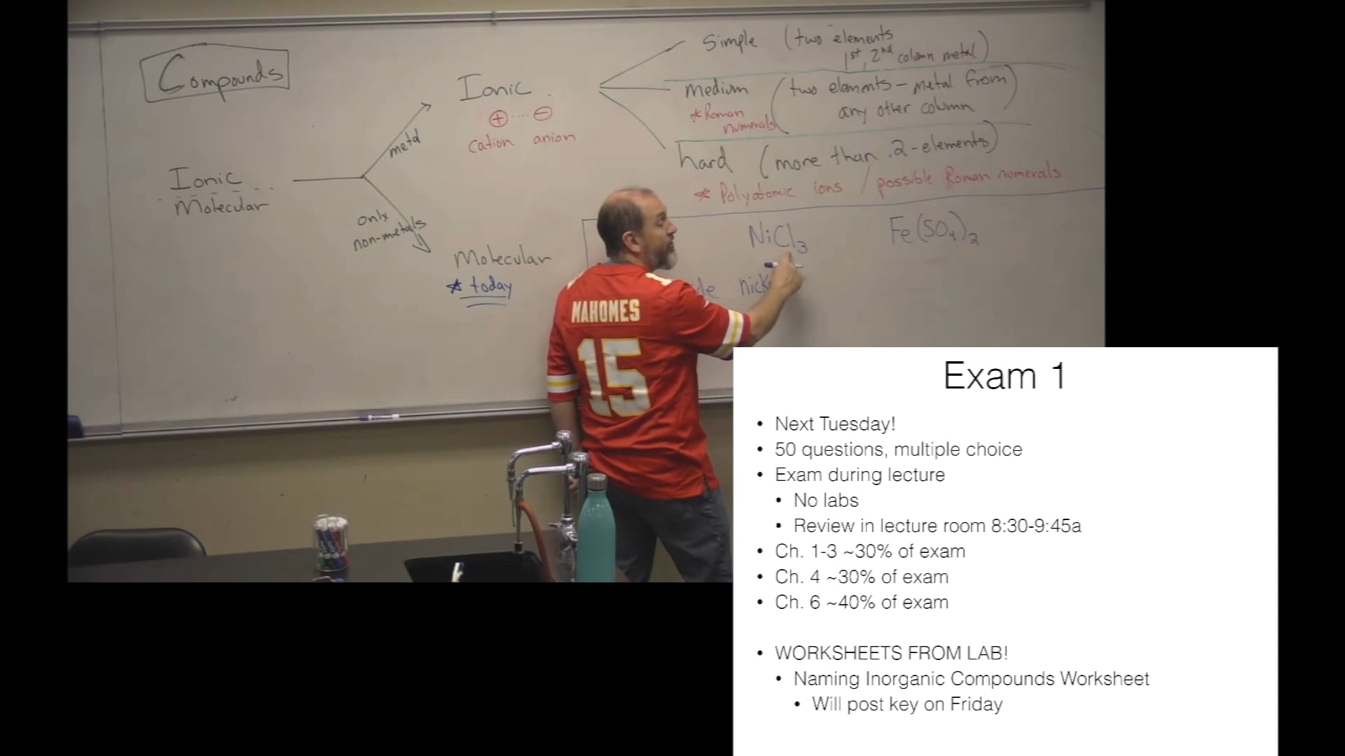 Ch. 6 (Part 3) - Ionic and Molecular Compounds