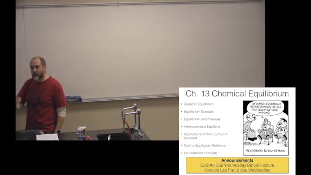 Ch. 13 Chemical Equilibrium (Part 1)