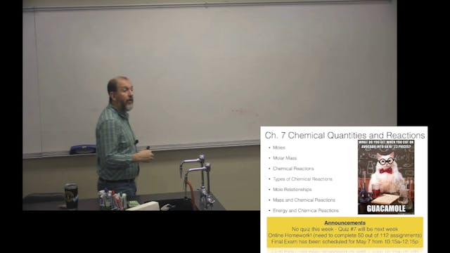 Ch. 7 (Part 1) - Chemical Quantities ...