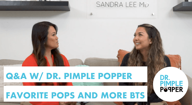 Q&A w/ Dr. Pimple Popper: Favorite Pops, Ticks, and MORE! || Behind-the-Scenes