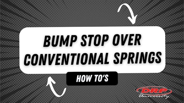 101 Bump Stop Over Conventional Spring