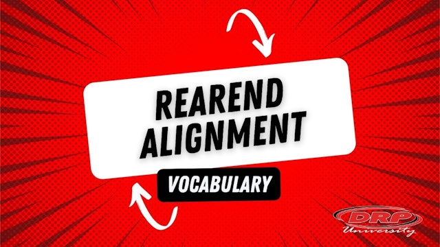 041 Rearend Alignment Vocab