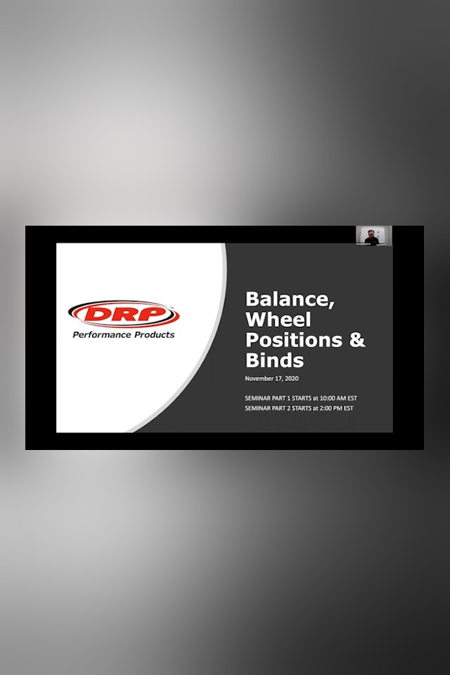 112 Balance Wheel Positions Binds Part 1