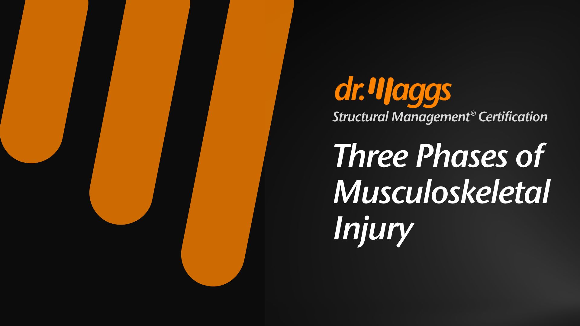 8 - Three Phases of Musculoskeletal Injury