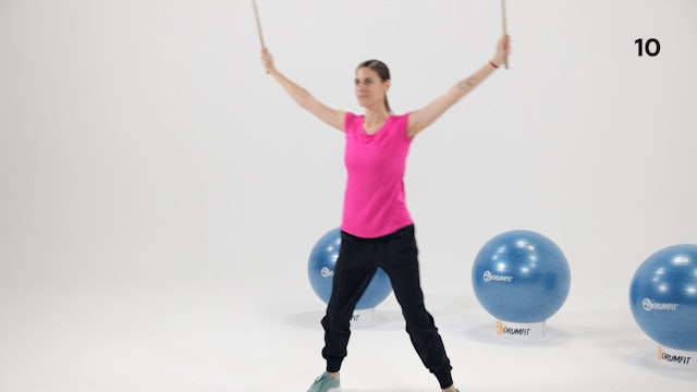 Cross-Lateral Follow Along | 5 Minute Workout with DrumFIT®