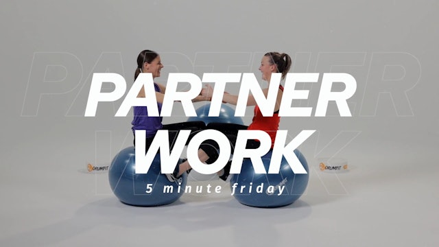 PARTNER WORK 👯‍♂️ | 5 Minute Interval Workout with DrumFIT®