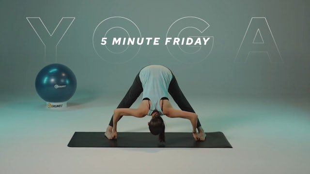 YOGA for LEGS & BACK | 5 Minute Yoga with DrumFIT®