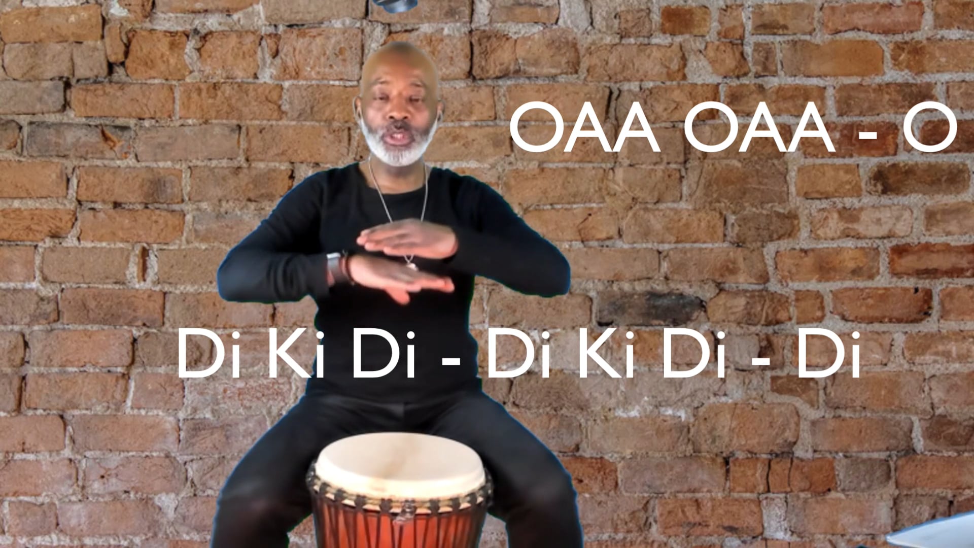 1 - Introducing the main pattern O A-A / O A-A/ O (Drum Meditation)