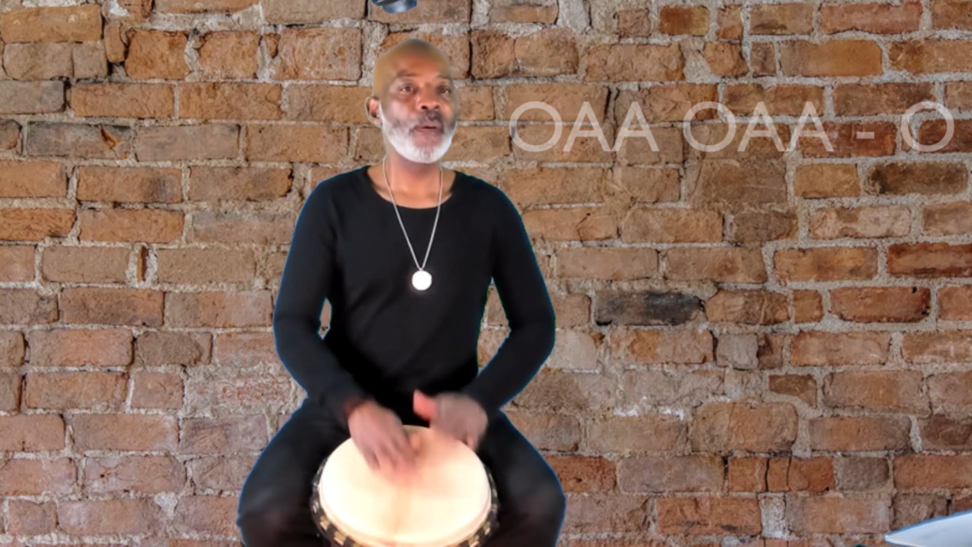2 - Demonstration of the the drum pattern O A-A / O A-A/ O (Drum meditation) 