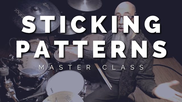 STICKING PATTERNS MASTERCLASS