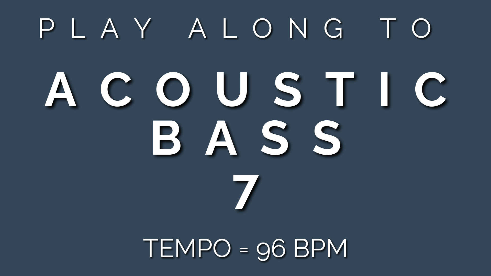 Acoustic Bass 7