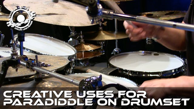 Creative Uses for Paradiddle on Drumset
