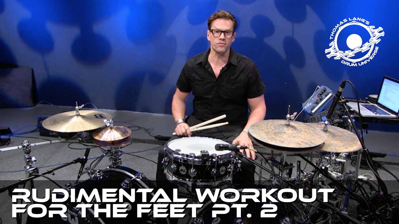 Rudimental Workout For The Feet Pt. 2