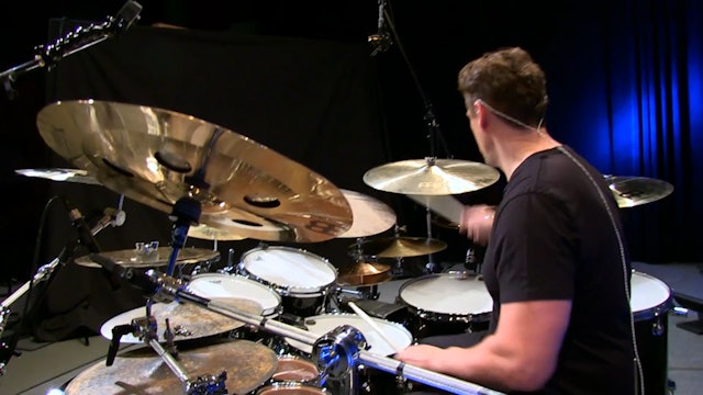 4. Note-Rate Pyramid: Quarter Note Accents on Toms & Cymbals