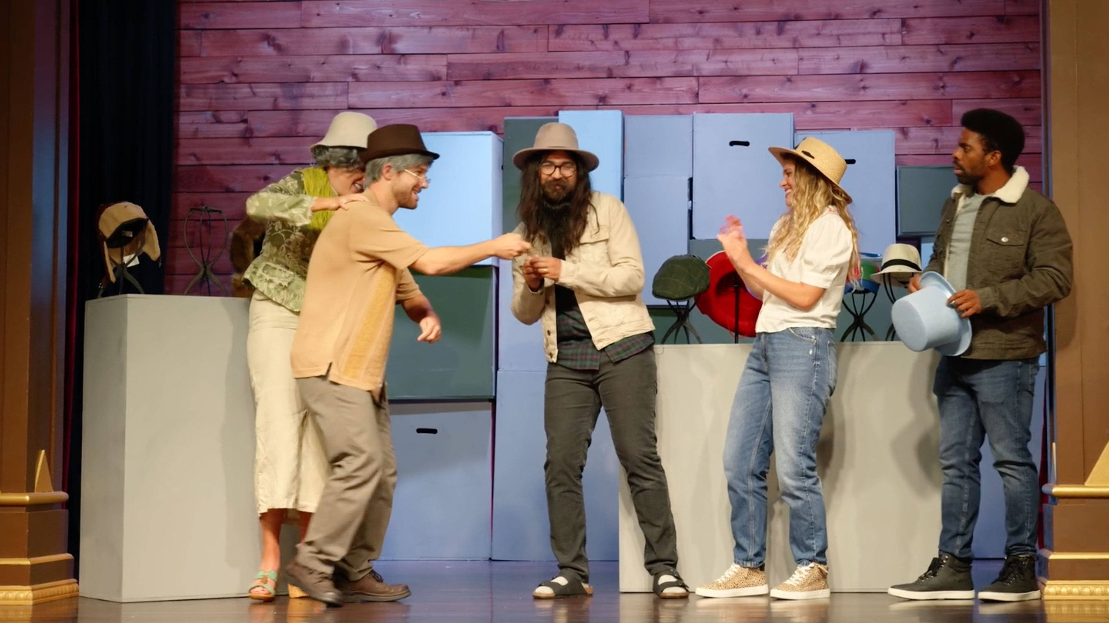 JK! @ Dry Bar - 10. Hats, Red, Shower