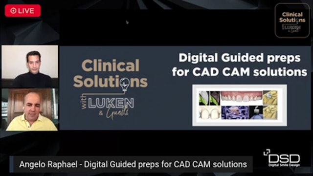 Digital guided preps for CAD CAM solutions with Dr Angelo Raphael