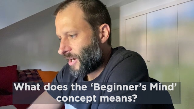 What does the ‘Beginner’s Mind’ concept mean