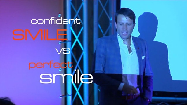 Confident smile vs. perfect smile