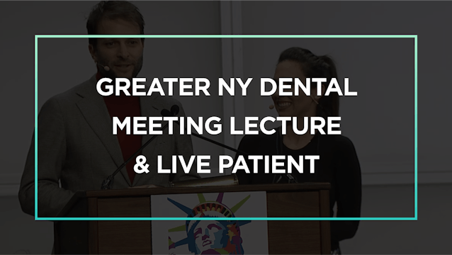 Lite Dentistry Lecture & Live Patient...