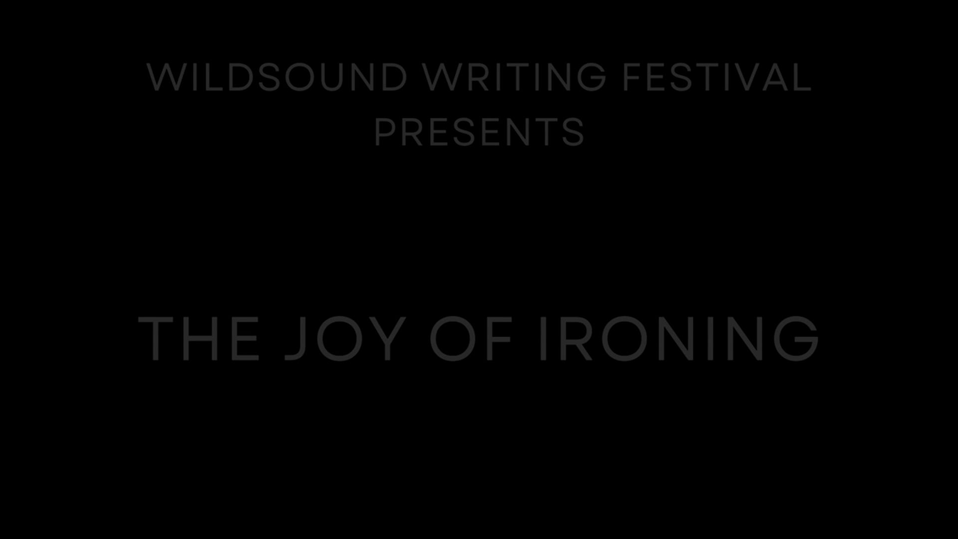 FAMILY Short Story: THE JOY OF IRONING, by Tom Marrotta