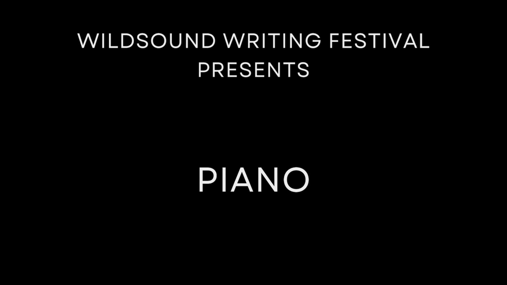Short Story Video Reading: PIANO, by Patrick Bernet 
