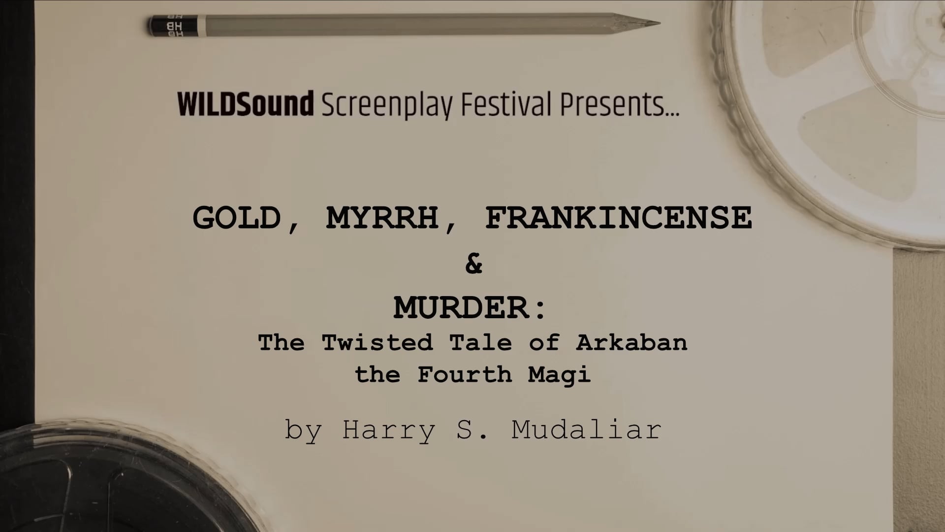 LGBTQ+ Festival Scene: GOLD, MYRRH, FRANKINCENSE & MURDER, by Hary S. Mudaliar