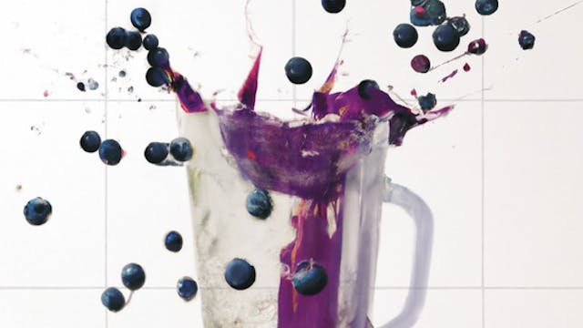 Blueberry Smoothie short film, audien...