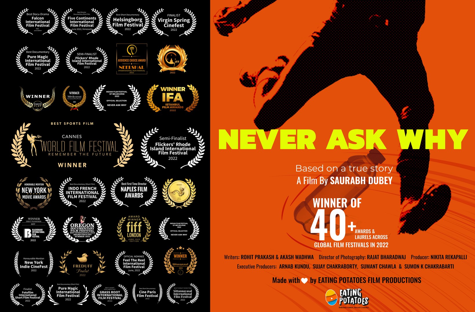 NEVER ASK WHY short film, audience reactions