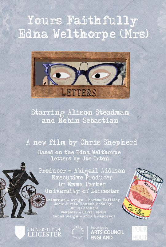 Yours Faithfully Edna Welthorpe (Mrs) short film, 5min., UK, Comedy/LGBTQ+