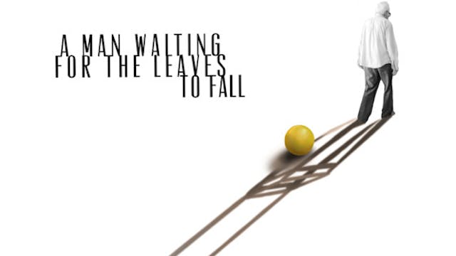 A MAN WAITING FOR THE LEAVES TO FALL ...