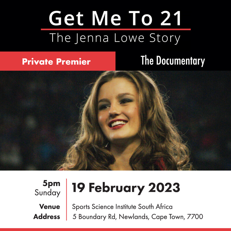DOC Festival Feature - GET ME TO 21 - THE JENNA LOWE STORY