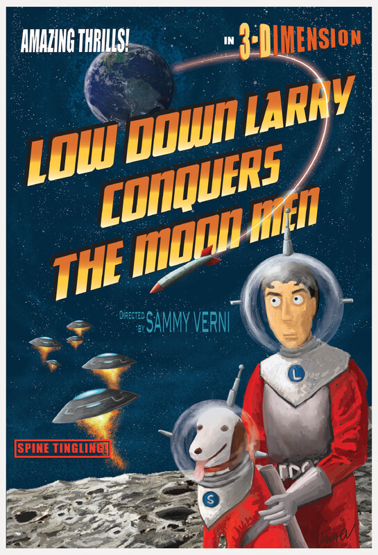 FANTASY/SCI-FI Festival: LOW DOWN LARRY CONQUERS THE MOON MEN, 4min., USA