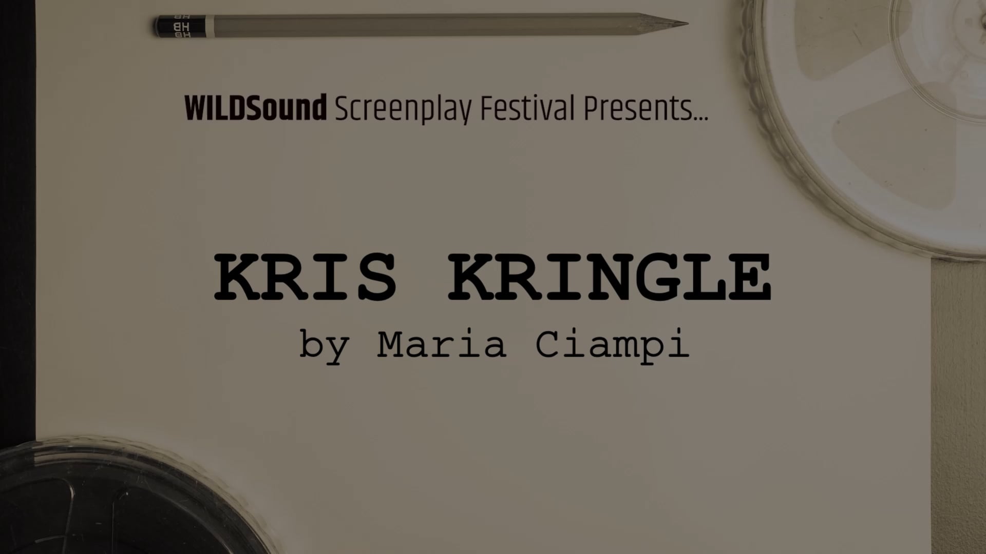 BEST SCENE Script Reading: KRIS KRINGLE, by Maria Ciampi
