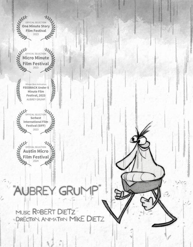 AUBREY GRUMP short film watch, 1min., Animation