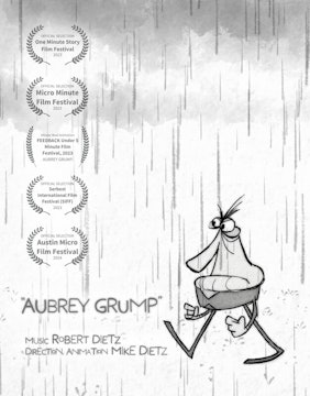 AUBREY GRUMP short film watch, 1min., Animation
