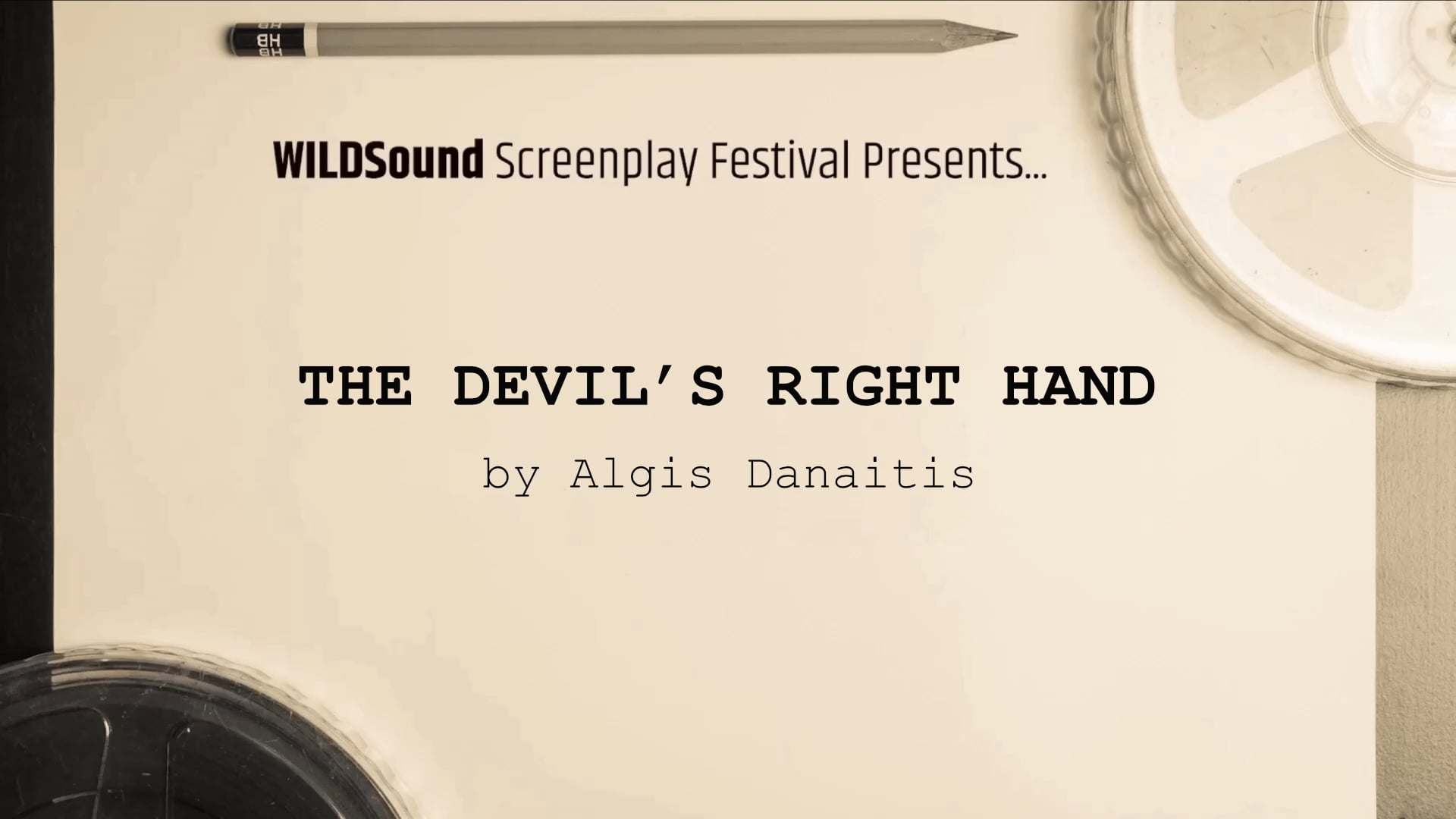 WILDsound CRIME/THRILLER Best Scene: The Devil's Right Hand, by Algis Danaitis