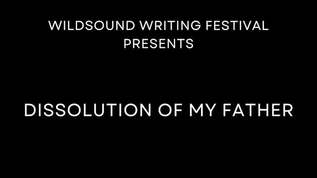 Poetry Reading: DISSOLUTION OF MY FAT...