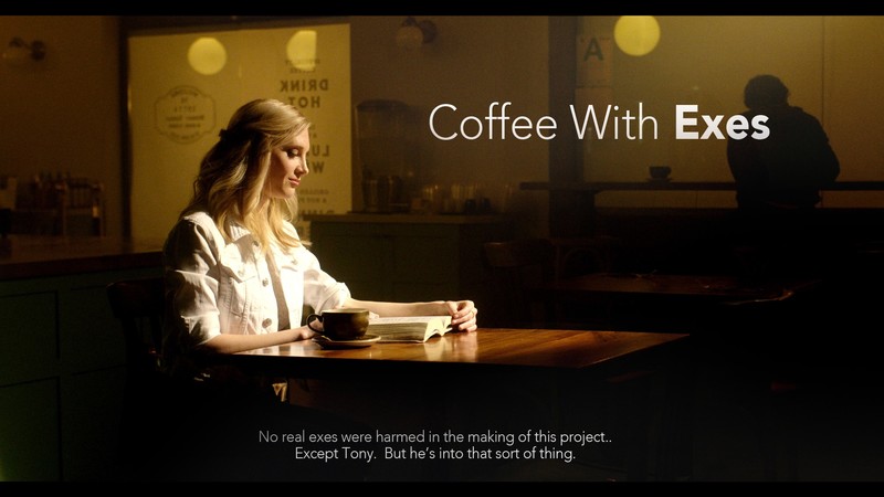 COFFEE WITH EXES, 10min,. USA, Comedy/Romance