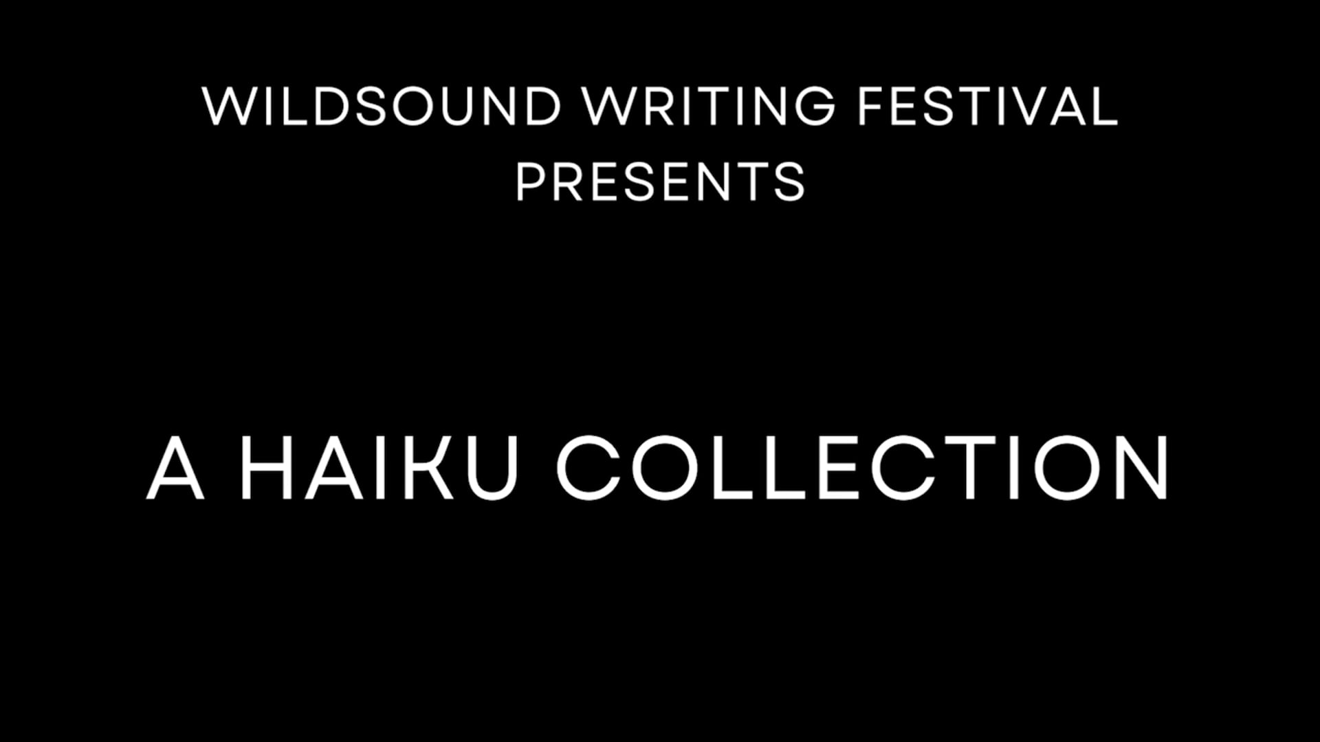Poetry Video Reading: A HAIKU COLLECTION, by Jiel Narvekar