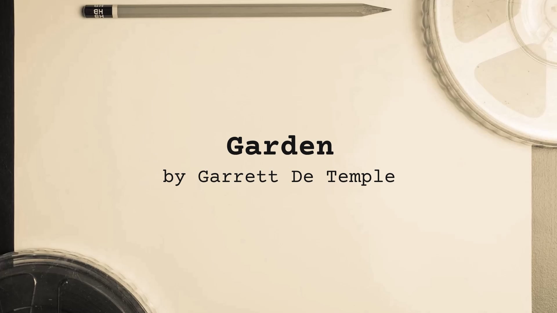 POETRY Reading: Garden, by Andrew Greissman